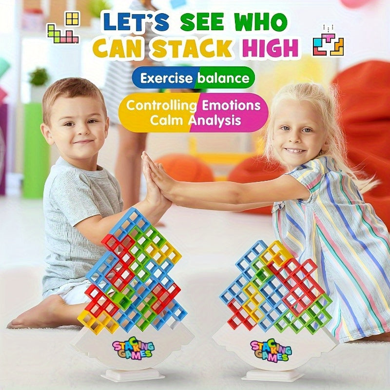 Building Block Game for Kids and Family, Educational Toy, Perfect for Parties
