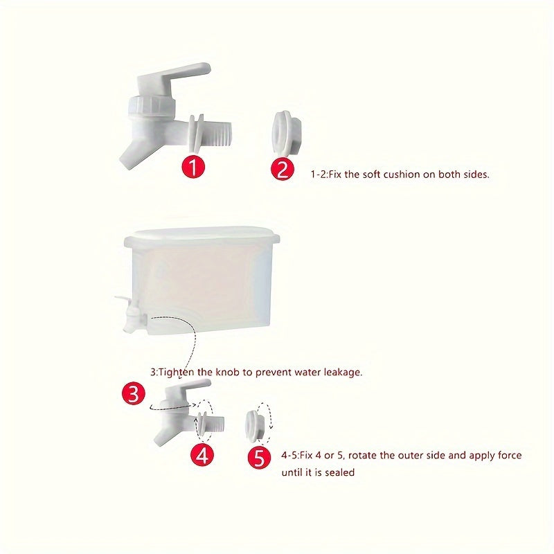 Large Capacity Refrigerator Cold Kettle for Fruit Tea and Juices with High-Temp Resistant Drink Bucket