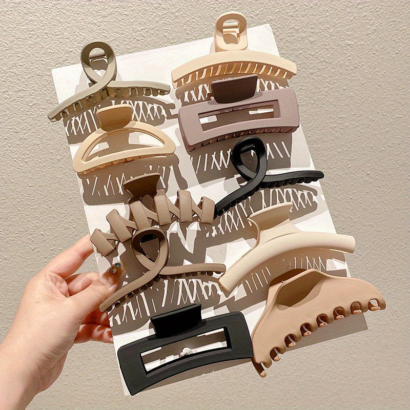 Large Acrylic Hair Clips Set for Women Thick Hair Updos Decorative Accessories 5 8 10 Pieces