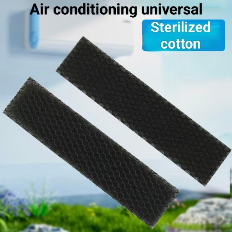 3 dona qora polyester konditsioner filtri kartridjlari, asal honeycomb dizayni, ichki havo sifati