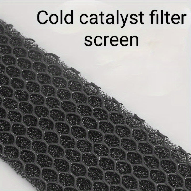 3 dona qora polyester konditsioner filtri kartridjlari, asal honeycomb dizayni, ichki havo sifati