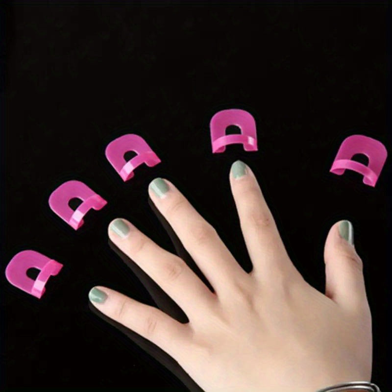 Nail Art Enthusiasts 26pcs U-Curve Nail Guard Kit, 10 Sizes, Spill-Proof