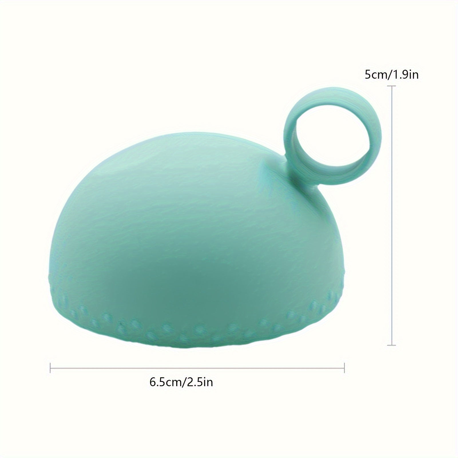 Silicone cho'tka tozalash idishi, makiyaj cho'tkasi uchun tozalash matasi va scrubber pad bilan