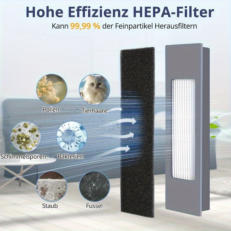 11-Piece Vacuum Replacement Kit for Robot Vacuums with HEPA Filters and Brushes