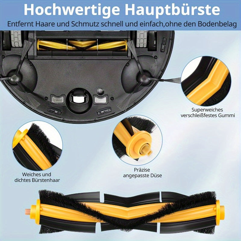 11-Piece Vacuum Replacement Kit for Robot Vacuums with HEPA Filters and Brushes