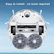 10-Pack Reusable Microfiber Mop Pads for Robot Vacuum Cleaner Floor Cleaning