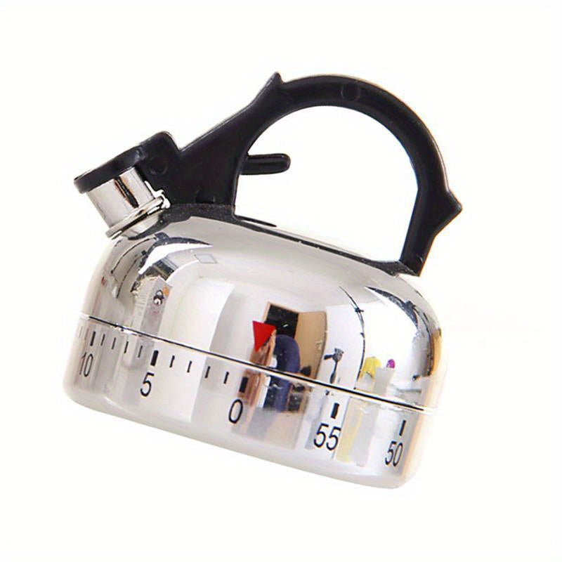 Mechanical Kettle Timer 60-Minute Countdown Vintage Style Kitchen Alarm