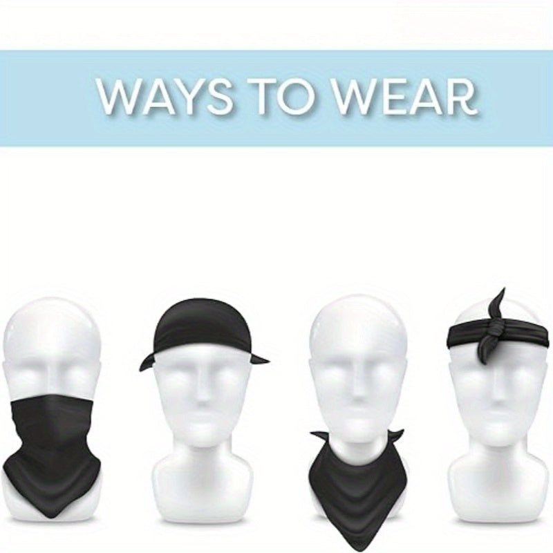 Erkaklar va ayollar uchun 3 ta Oversized Karib va Hait bayrog'i bandanasi to'plami