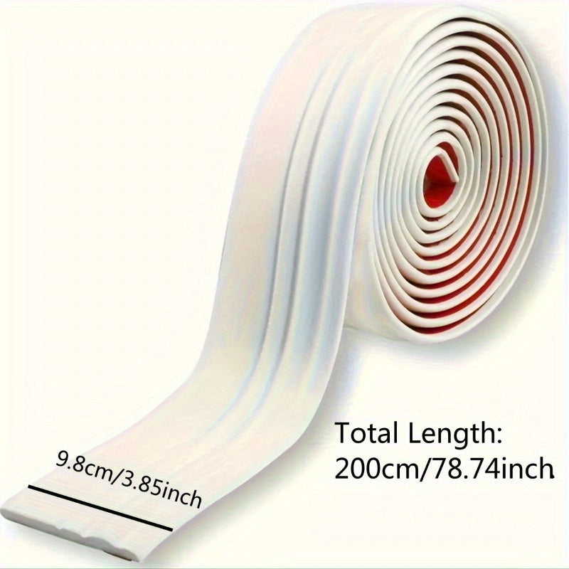 9.8cm x 200cm Peel and Stick skirting chizig'i mat yakunli devor chetiga uy bezak uchun