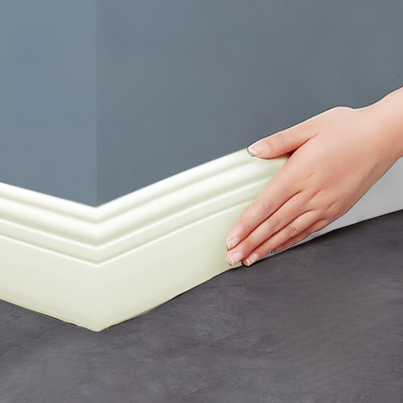 9.8cm x 200cm Peel and Stick skirting chizig'i mat yakunli devor chetiga uy bezak uchun