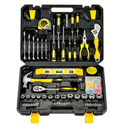 108-Piece Carbon Steel Tool Set for Home and Auto Repairs No Electricity
