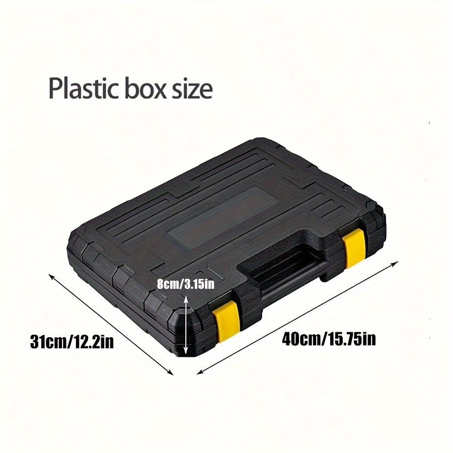 108-Piece Carbon Steel Tool Set for Home and Auto Repairs No Electricity