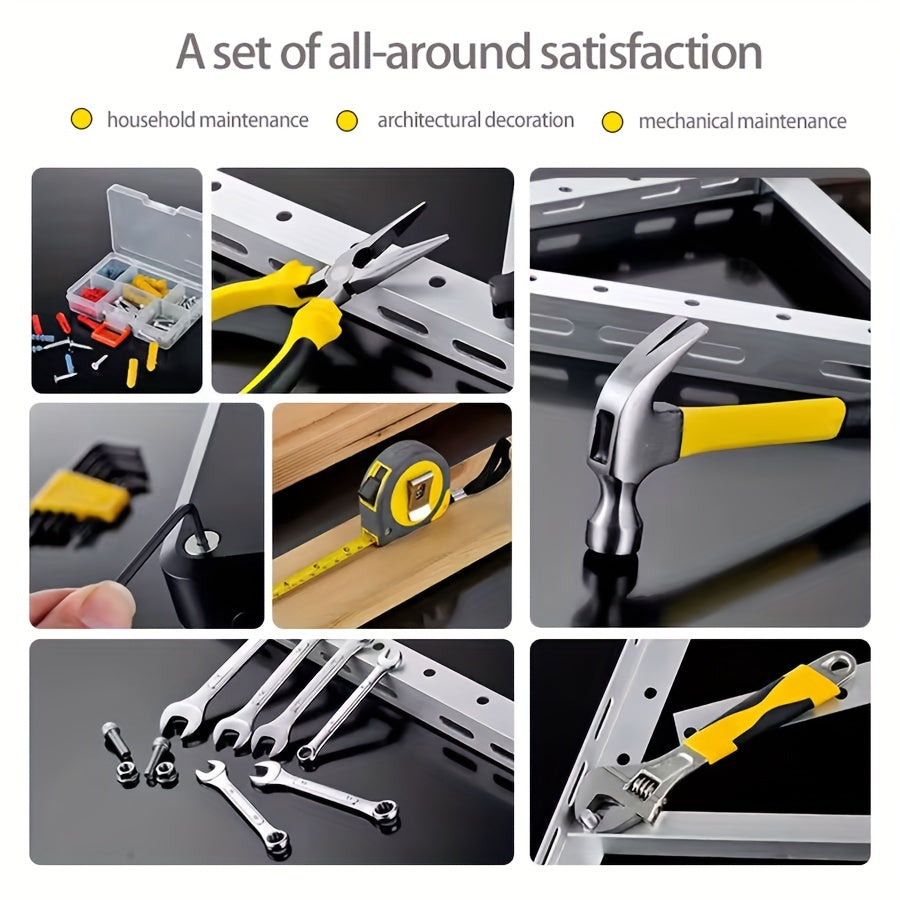 108-Piece Carbon Steel Tool Set for Home and Auto Repairs No Electricity