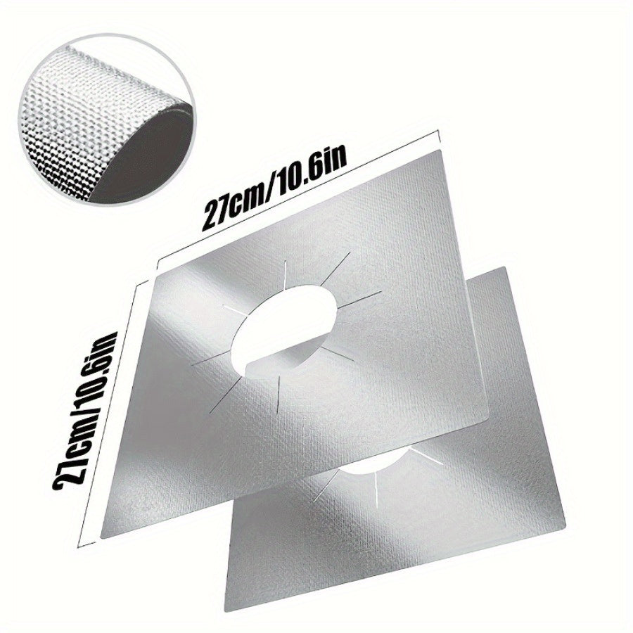 Премиум защитные накладки для газовой плиты толщиной 0,15 мм, многоразовые, чтобы поддерживать вашу кухню в чистоте и безопасности.