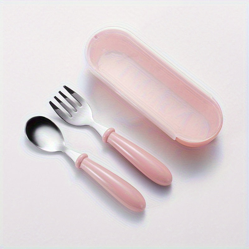 Custom Tableware Set with Fork and Spoon in Holder for Easter Gift