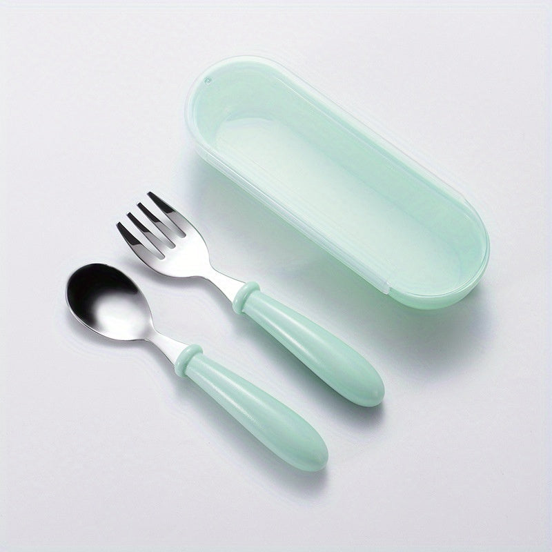 Custom Tableware Set with Fork and Spoon in Holder for Easter Gift