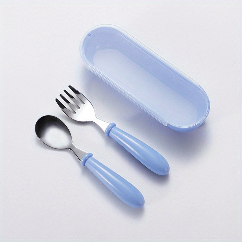 Custom Tableware Set with Fork and Spoon in Holder for Easter Gift