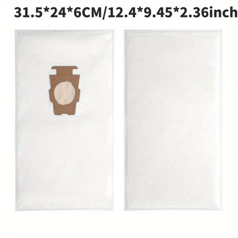 6-Pack Non-Woven Cloth Vacuum Dust Bags for G10 Series Floor Attachments