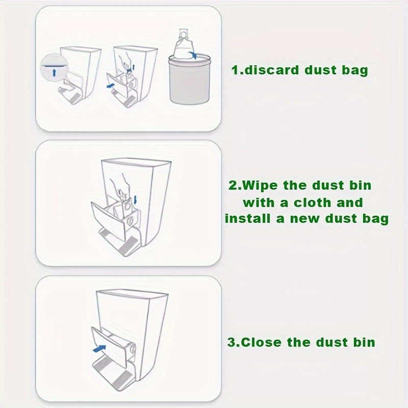 Упаковка из 10 асептических вакуумных мешков, предназначенных для использования с моделями Ecovacs и Deebot T30 Pro, с улучшенной фильтрацией и возможностями очистки воздуха.