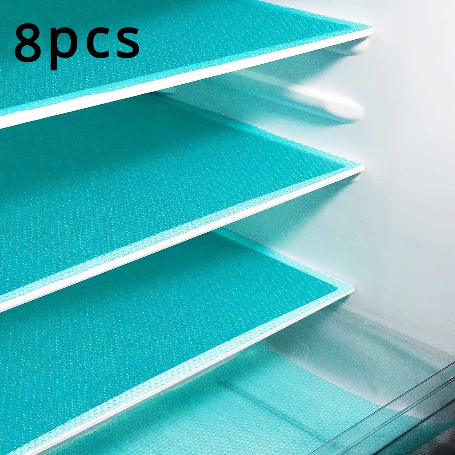 Refrigerator Shelf Liners Washable Protectors for Freezer and Fridge