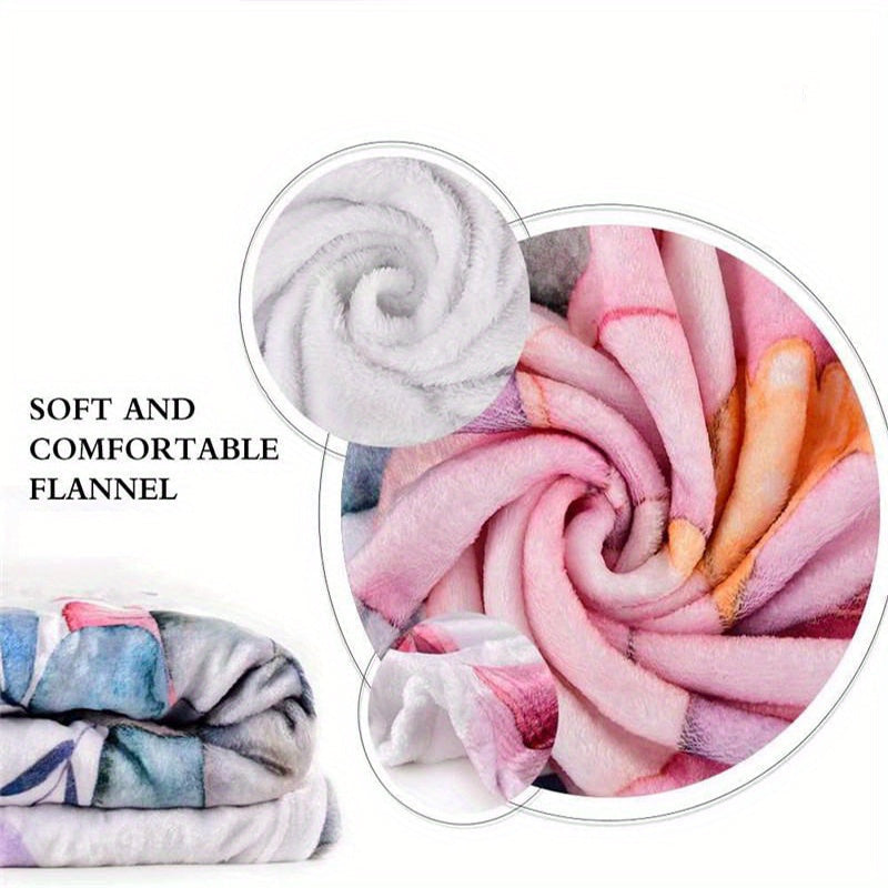 Cozy Polyester Throw Blanket with Custom Cheerleader and Name Design for Chair Bed Sofa