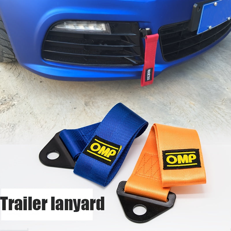 Universal Nylon Towing Rope with Polished Finish Front Tow Eye Strap