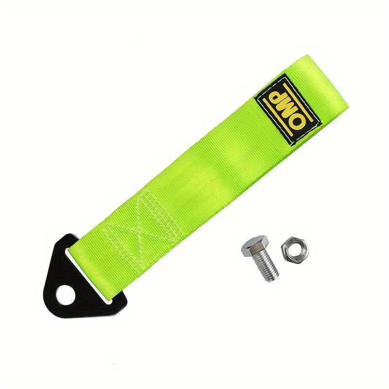 Universal Nylon Towing Rope with Polished Finish Front Tow Eye Strap