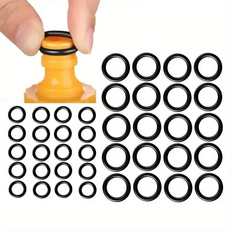 225 Pieces Rubber O-Rings Set 18 Sizes Oil-Resistant Sealing Gaskets