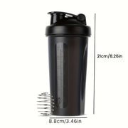 Rectangular PVC-Free Sports Water Bottle for Workout and Hydration