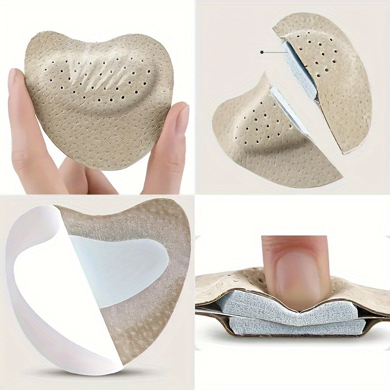 4 dona anti-slip molly va teri yuqori qadamli sandallar uchun stikerlar va padlar