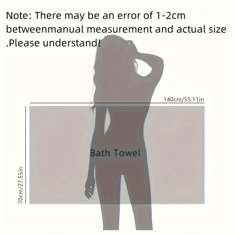 Микрофибровое банное полотенце быстро сохнущее, впитывающее для домашнего или пляжного использования