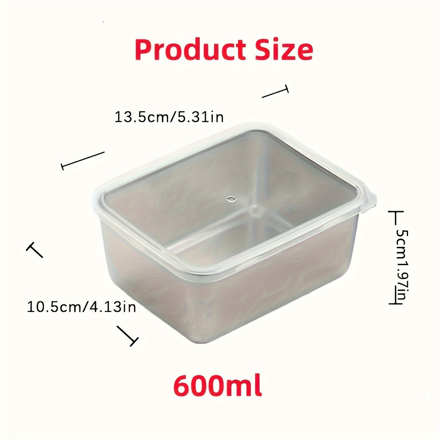 Set of 6 or 8 Stainless Steel Food Storage Containers with Flip Top Lids