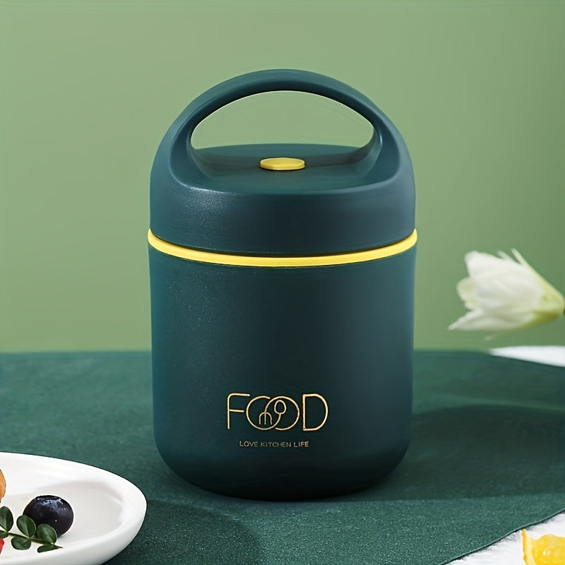 Stainless Steel Lunch Box Leakproof Insulated Food Container for Office Travel