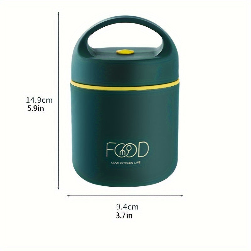 Stainless Steel Lunch Box Leakproof Insulated Food Container for Office Travel