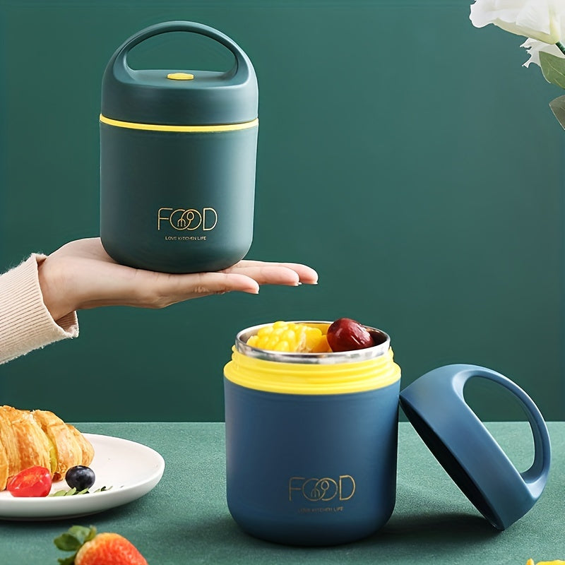 Stainless Steel Lunch Box Leakproof Insulated Food Container for Office Travel