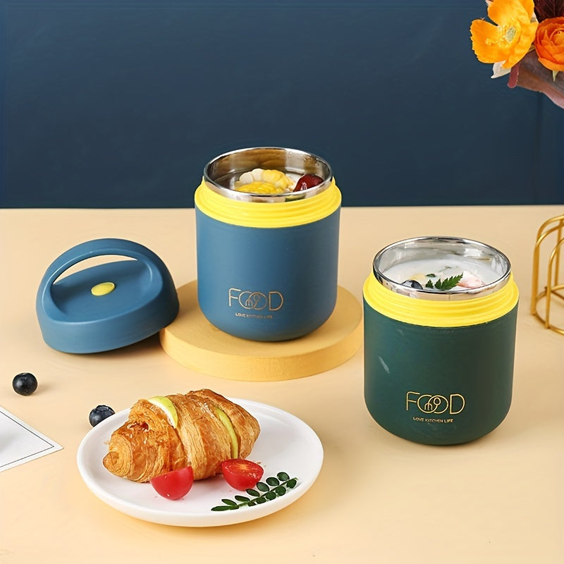 Stainless Steel Lunch Box Leakproof Insulated Food Container for Office Travel