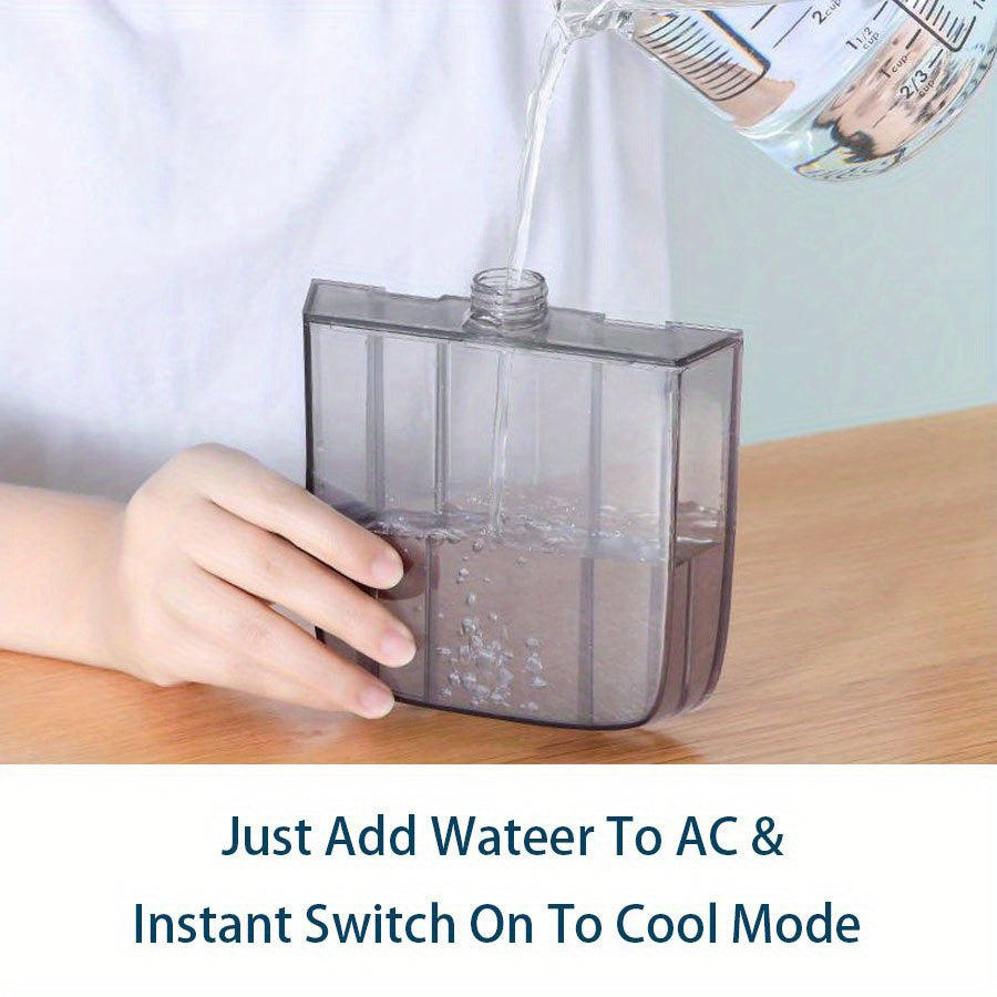 Portable USB Mini Desk Fan with Water Cooling, Compact Electric Fan for Indoor Use