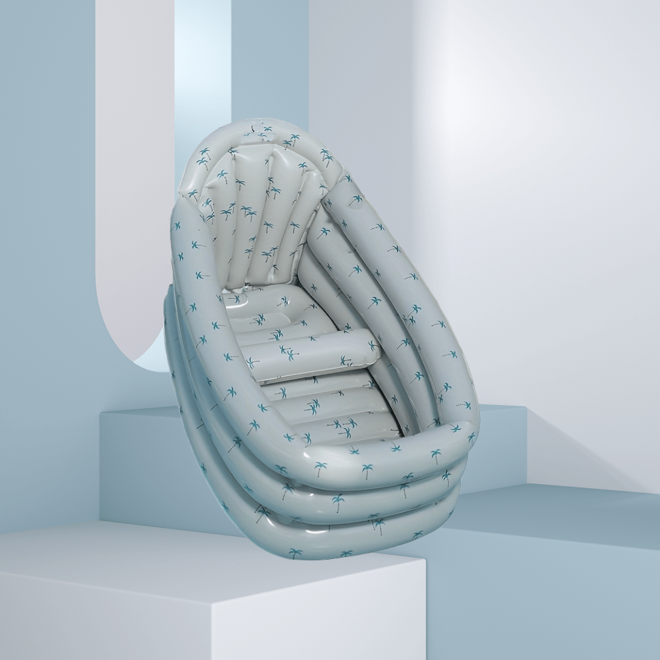 Qaytariladigan Shishiriladigan Vanna - Ichki foydalanish uchun portativ, sozlanadigan dizayn - Mustahkam PVC, turli rang tanlovlari