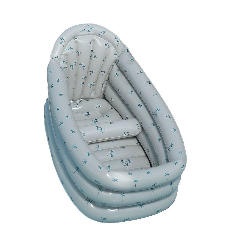 Inflatable Bathtub Portable Adjustable Indoor Sturdy PVC Color Options