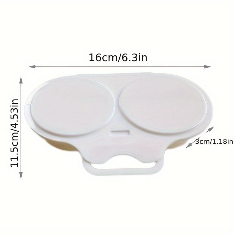 Silicone Microwave Egg Poacher Round Plastic Omelette Maker Kitchen Gadget
