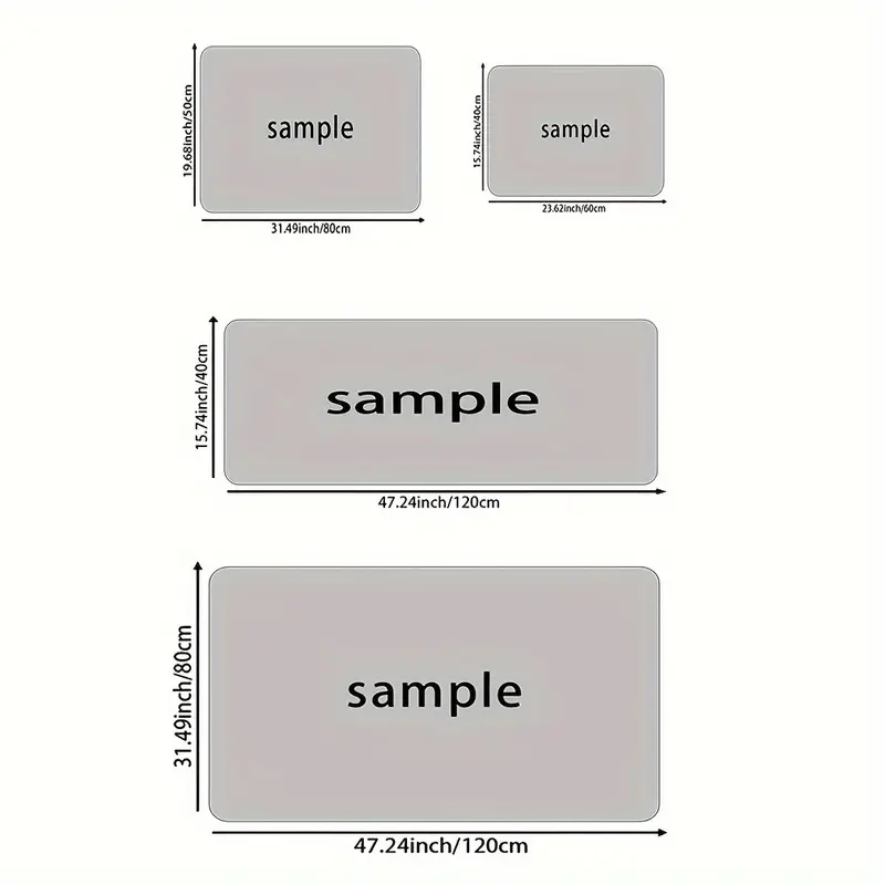 Chiroyli it ilhomlangan sirpanmaydigan eshik to'siqlari - Ichki va tashqi joylar uchun oson tozalanadigan polyester gilam - Yashash xonasi, yotoqxona, oshxona va boshqa joylar uchun ideal