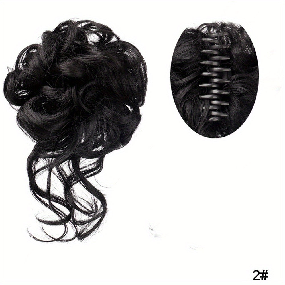 Women Large Retro Hair Claw Clip for Flower Pompadour Messy Bun Ponytail Accessories