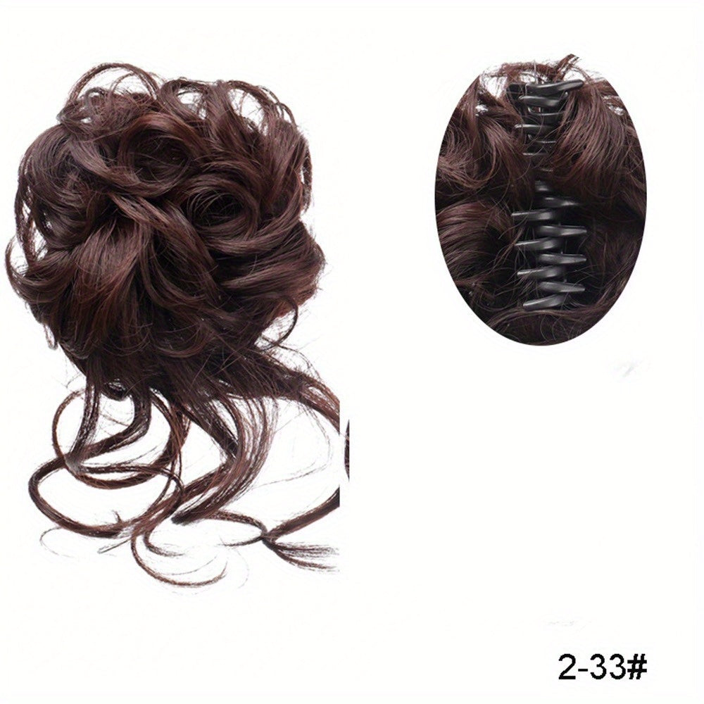 Women Large Retro Hair Claw Clip for Flower Pompadour Messy Bun Ponytail Accessories
