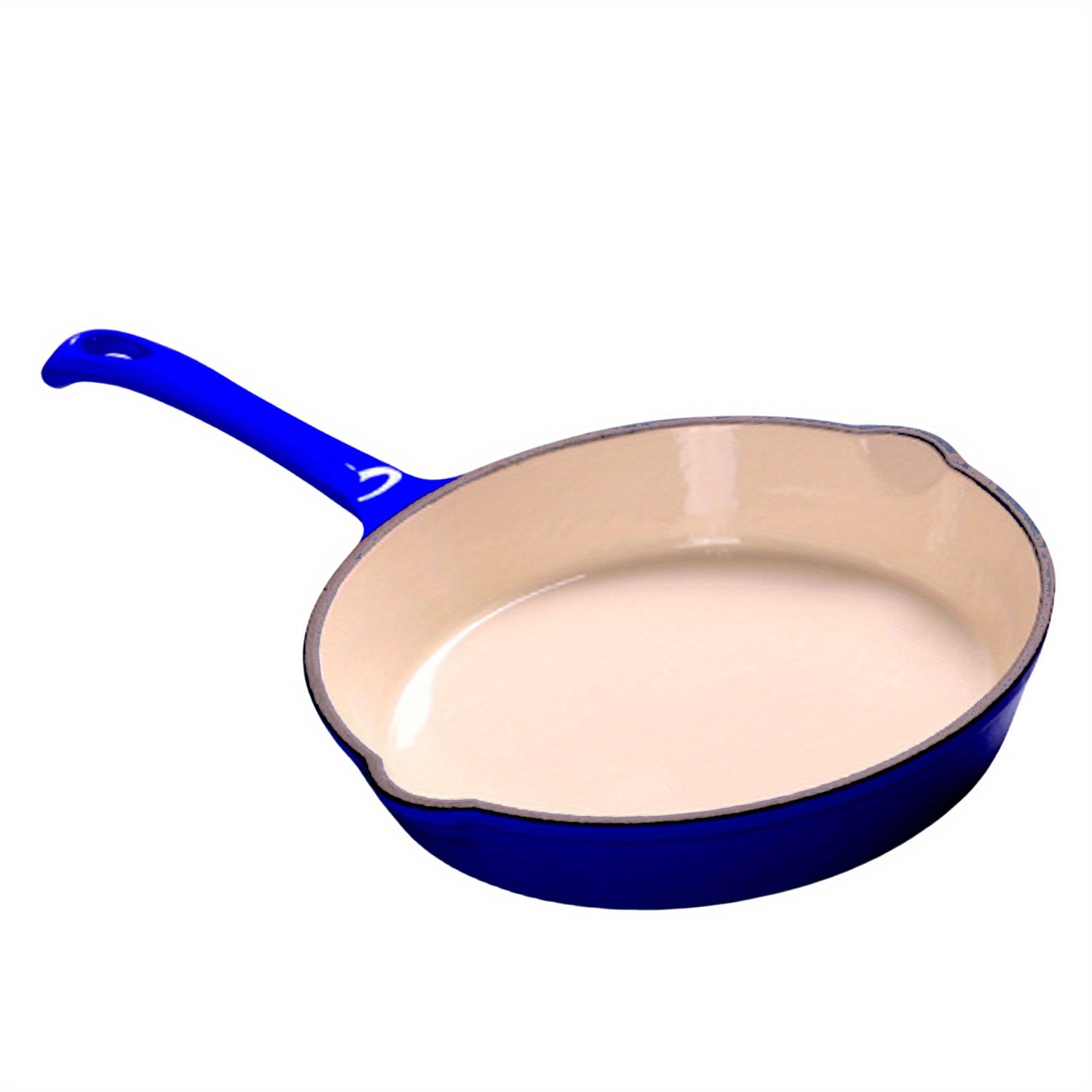 Enameled Cast Iron Skillet 10-Inch Non-Stick for Cooking, Grilling, and Baking