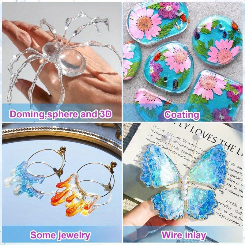 Polyresin Epoxy Resin Kit for River Tables Art Casting Jewelry Crafts Painting 1:1 Ratio