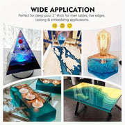 Polyresin Epoxy Resin Kit for River Tables Art Casting Jewelry Crafts Painting 1:1 Ratio