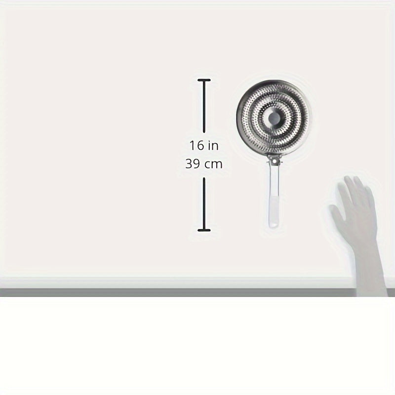 Stainless Steel Heat Diffuser Reducer with Adjustable Handle for Gas Electric Stovetops