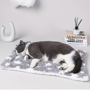Luxurious Plush Flannel Pet Mat for Cats and Dogs Non-Slip Machine Washable Extra-Thick