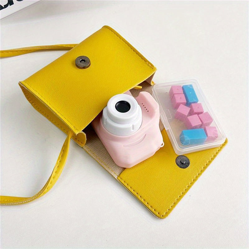 Yoqimli quyon Mini Crossbody sumkasi sun'iy charm, sozlanadigan kamar, multfilmcha tanga hamyonchasi, yelka va qo'l sumkasi, turli ranglarda