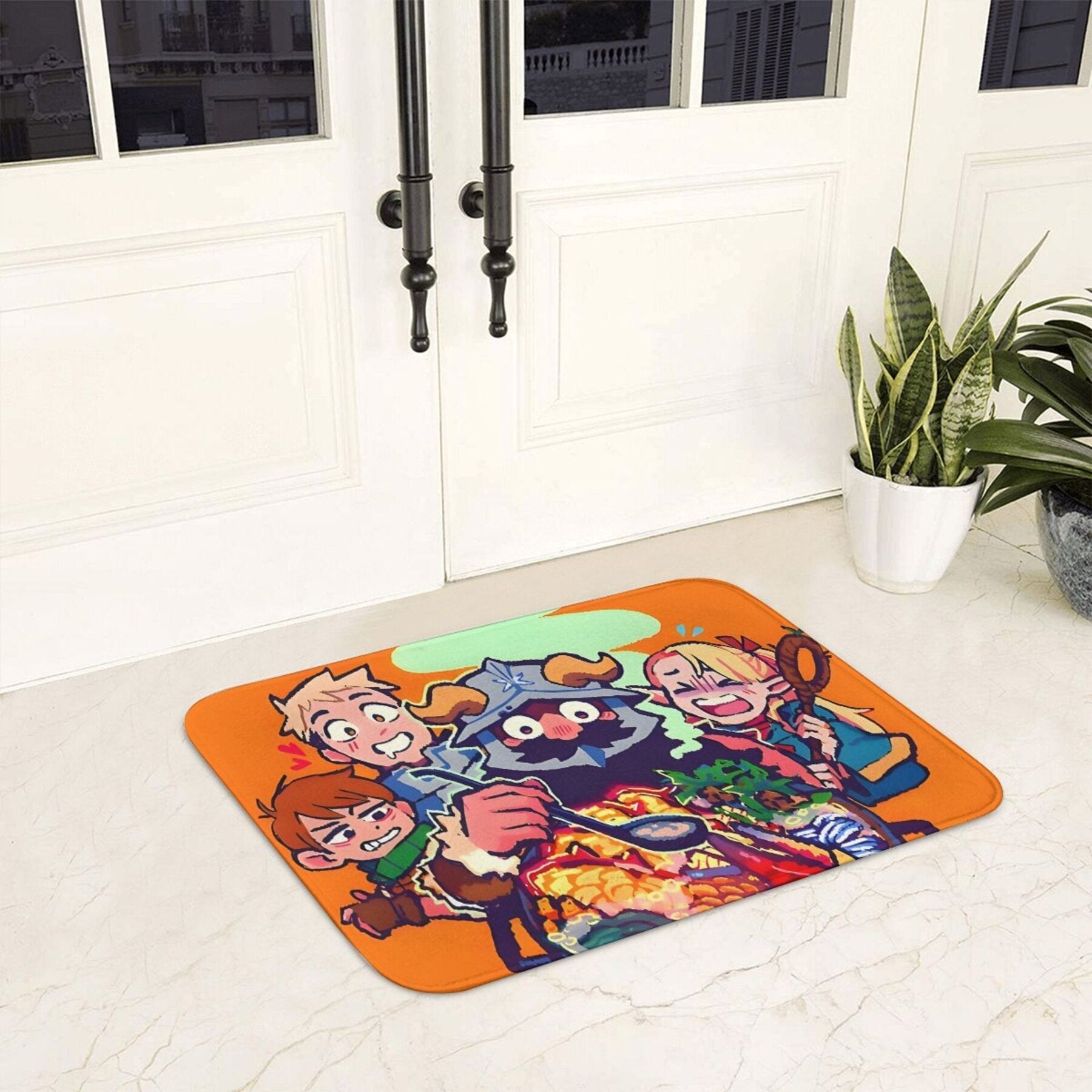 Fantasy Characters Doormat Polyester Machine Washable Durable Home Decor